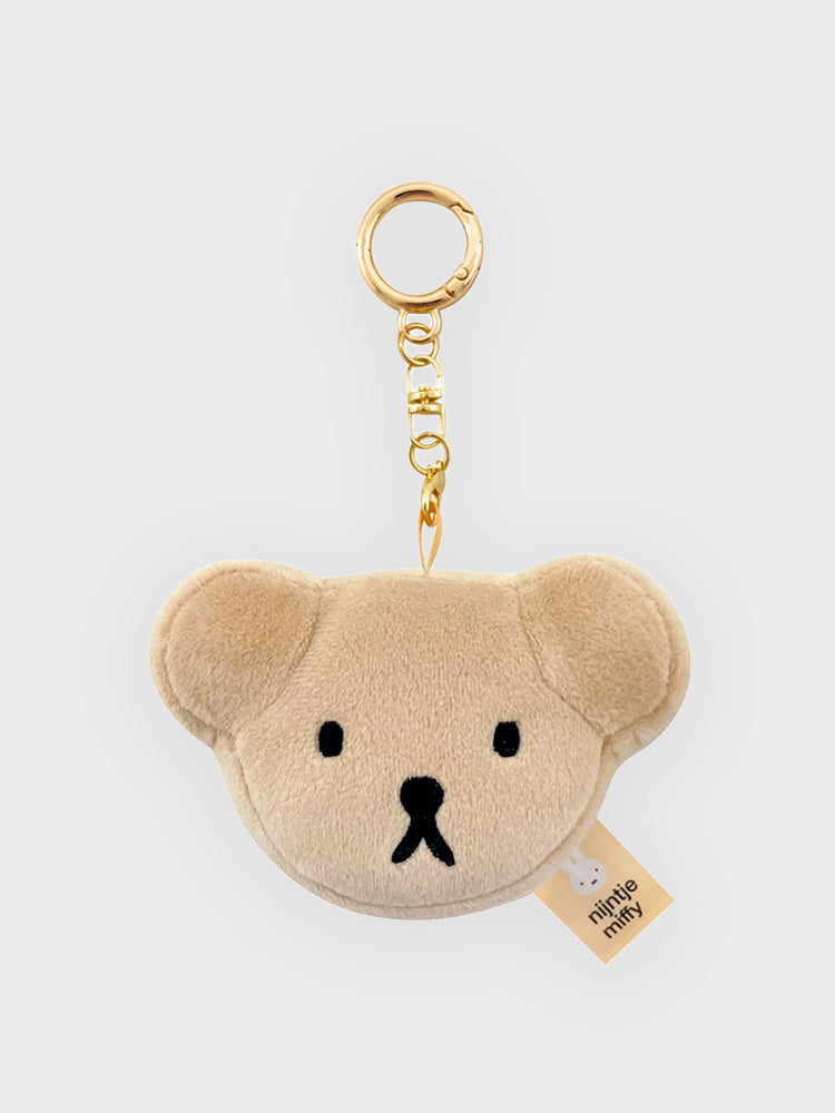 MIFFY SNUFFY FACE KEYRING (BEIGE)