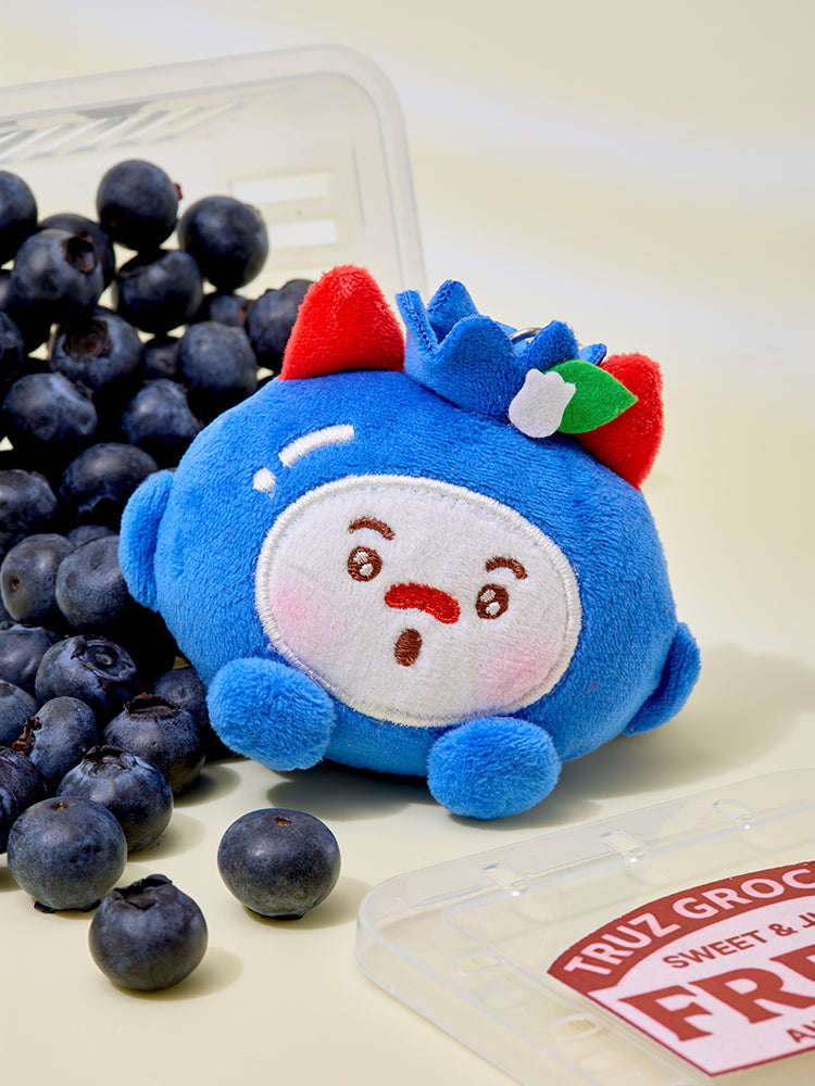 TRUZ WOOPY PLUSH KEYRING FRUIT – LINE FRIENDS SQUARE