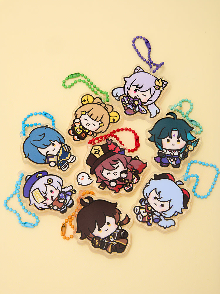 Genshin Liyue minini RANDOM ACRYLIC KEYRING