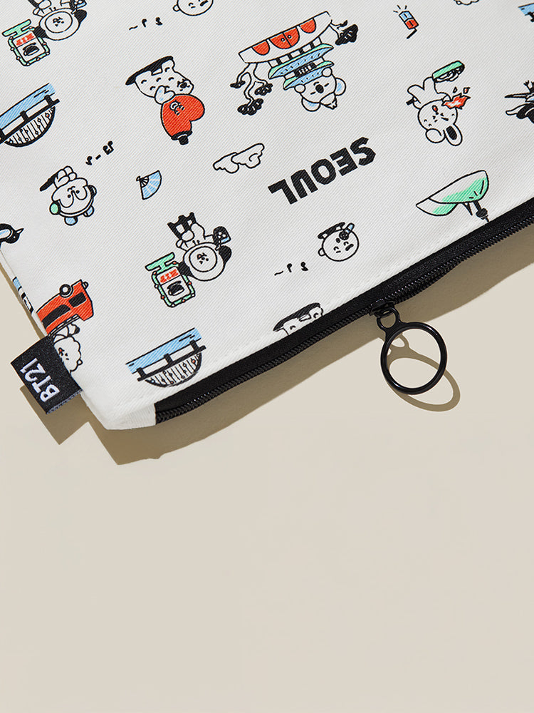 BT21 서울 에디션 파우치