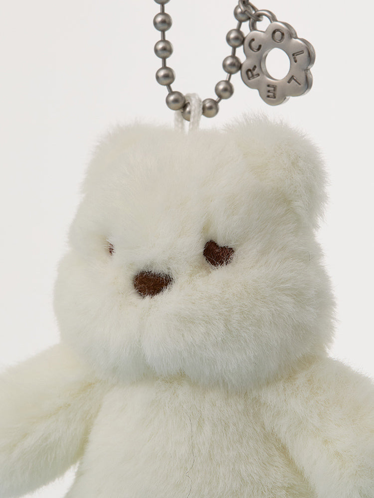 꼴레 퍼리 베어 미니 스티콘 인형 키링