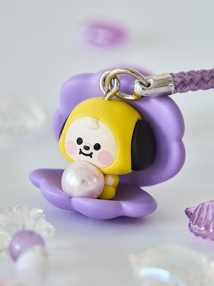 BT21 CHIMMY BABY PEARL FIGURINE STRAP