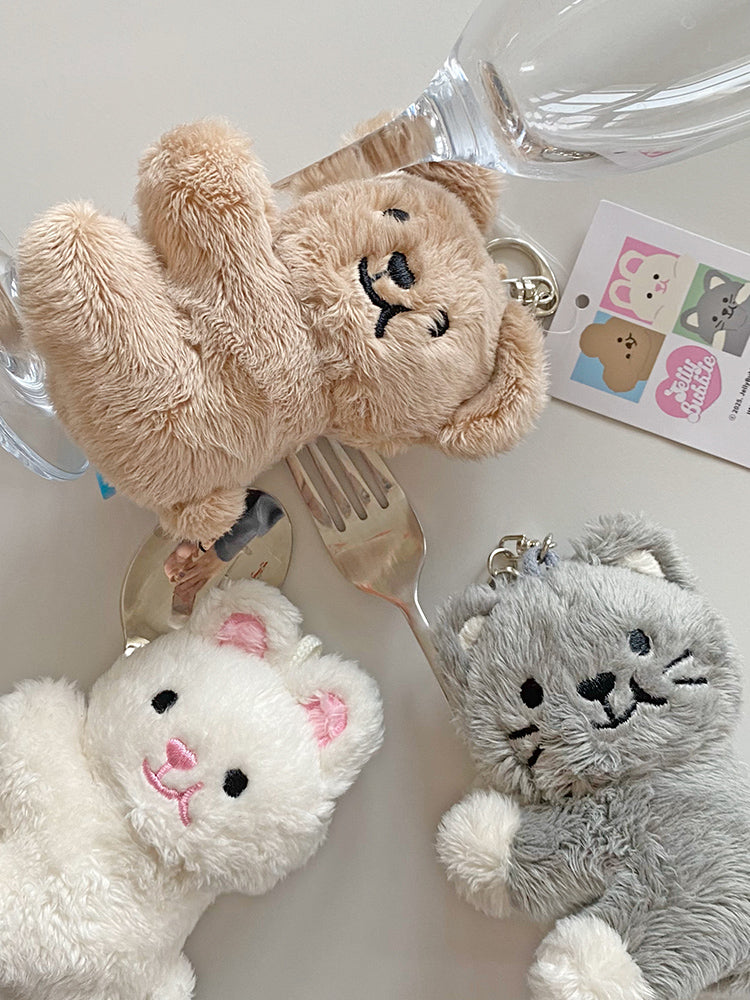 젤리버블 클립 키링