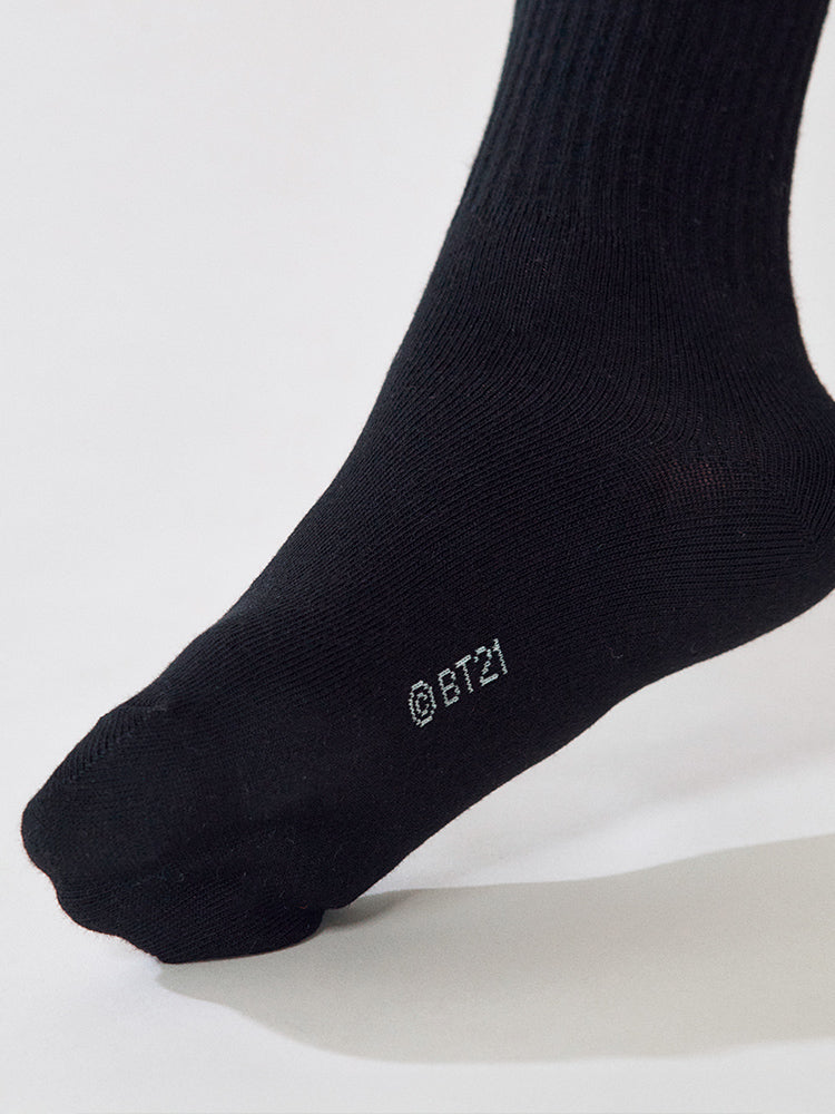 BT21 KOYA LIP EMBROIDERY SOCKS BASIC