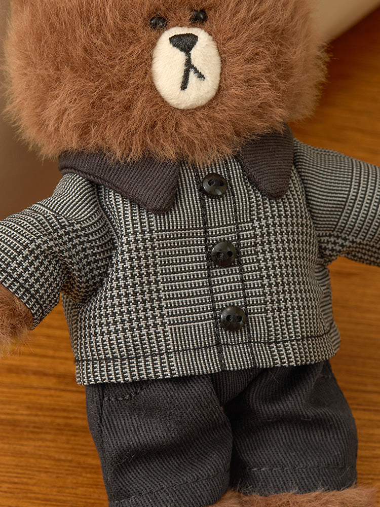 LINE FRIENDS PETIT CLOSET CHECKERED SUIT JACKET