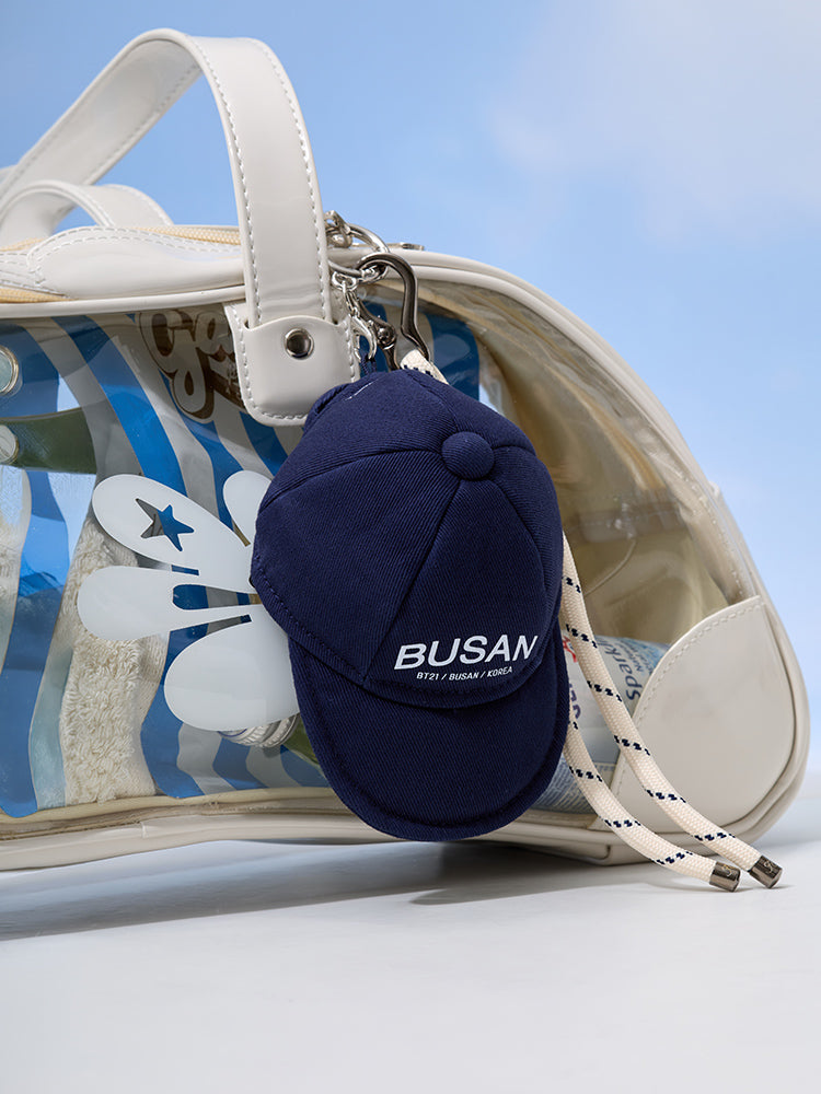 BT21 BALL CAP KEYRING BUSAN