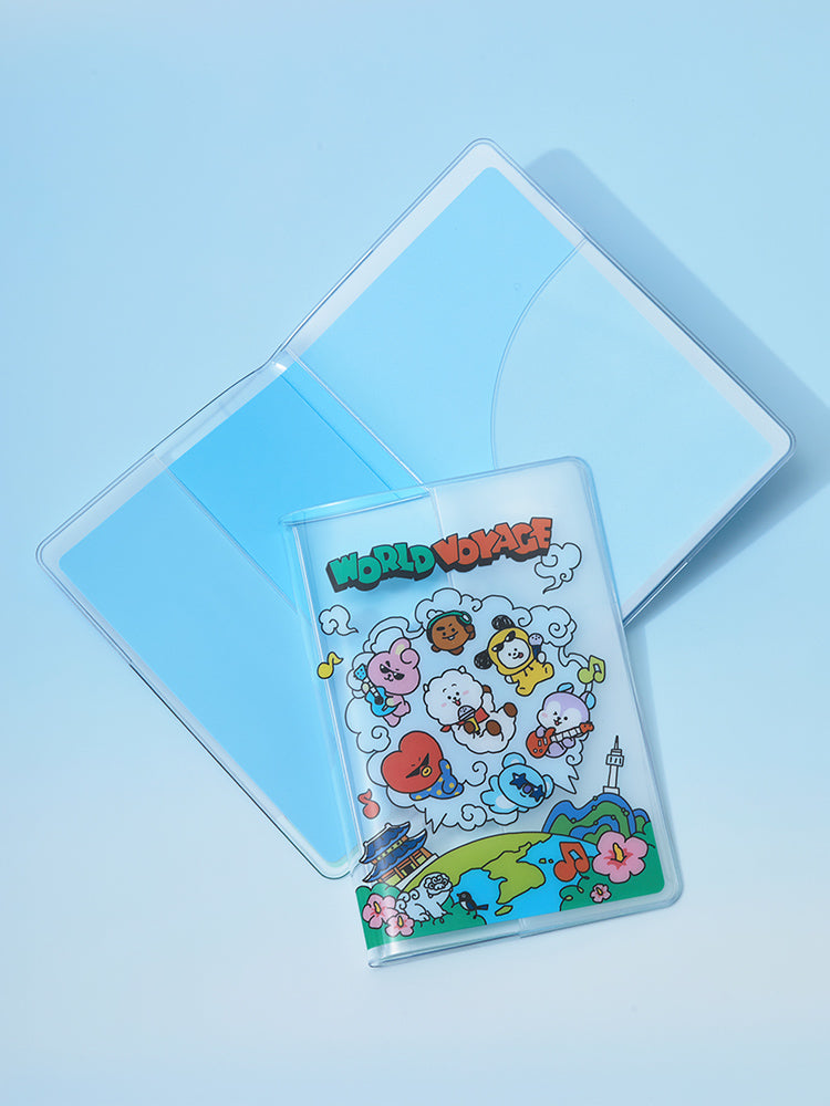 BT21 PASSPORT COVER WORLD VOYAGE