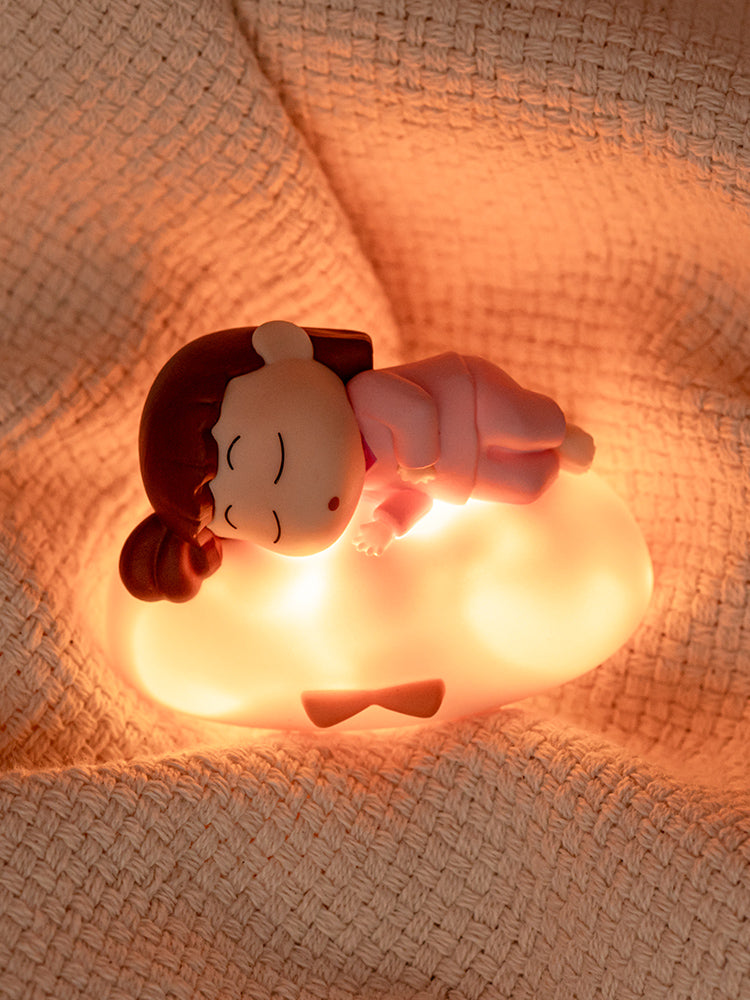 랜덤 스퀘어 짱구는 못말려 쿠션 무드등 피규어