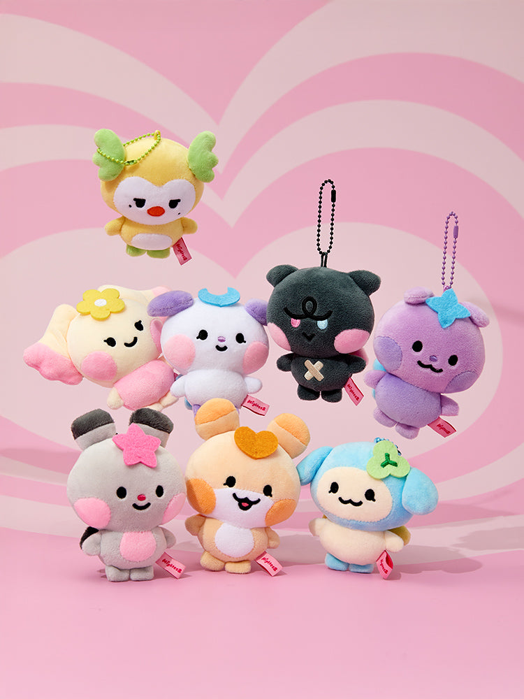 MIGHTEEZ MINI PLUSH KEYRING – LINE FRIENDS SQUARE