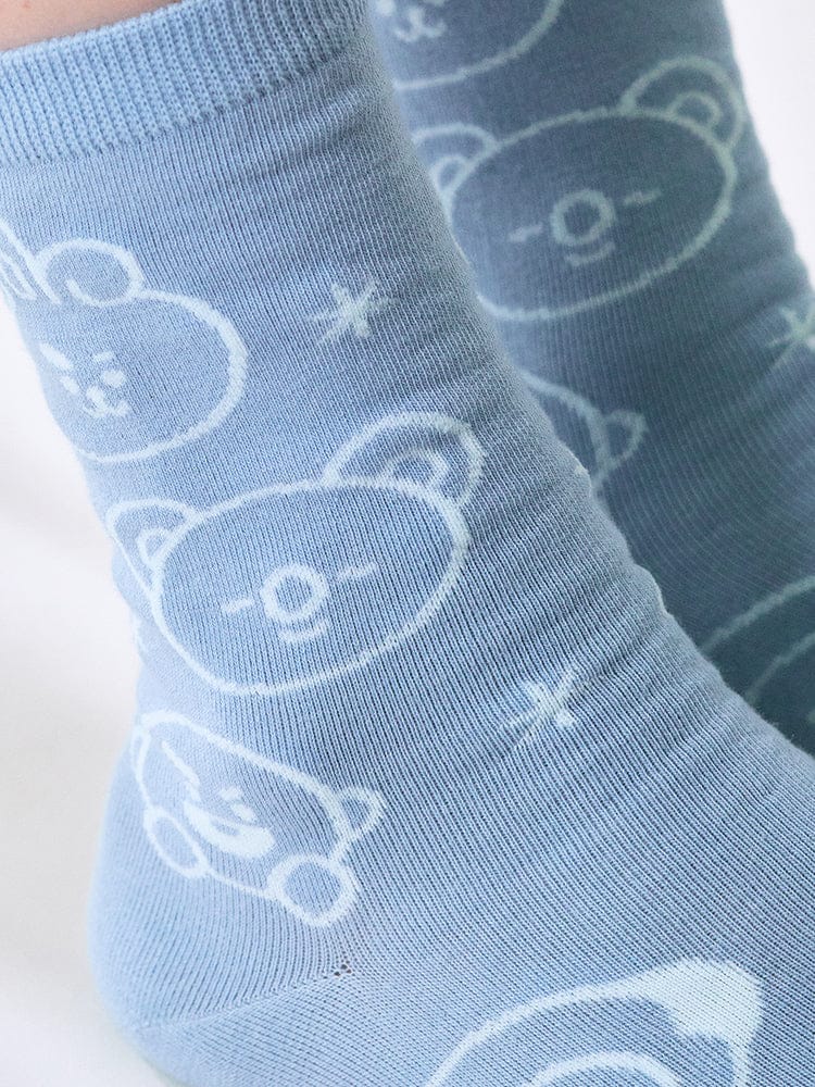 BT21 APPAREL_ 단품 BT21 베이직 자카드 양말 캔디 기프트 세트 (2PCS)