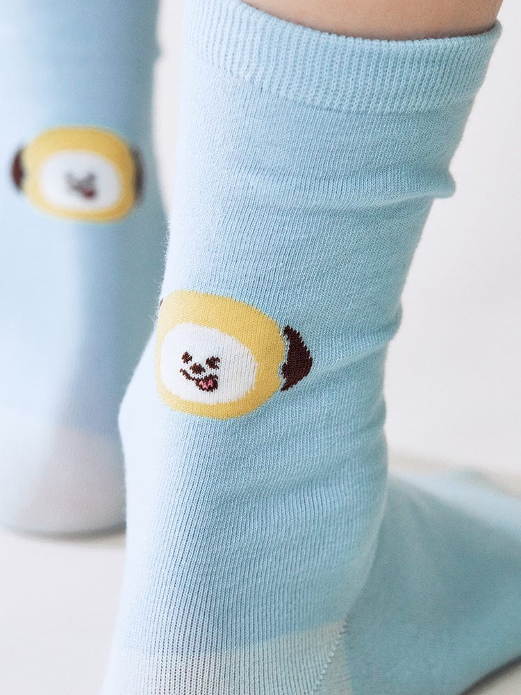 BT21 APPAREL_ 단품 BT21 CHIMMY 베이직 자카드 페이스 양말