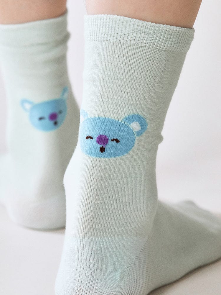 BT21 APPAREL_ 단품 BT21 KOYA 베이직 자카드 페이스 양말