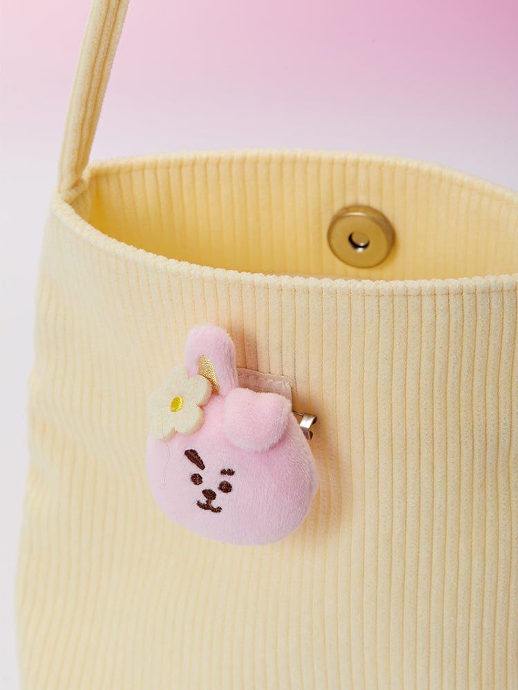 BT21 BAG 단품 BT21 SPRING DAYS COOKY 코듀로이 미니 크로스백