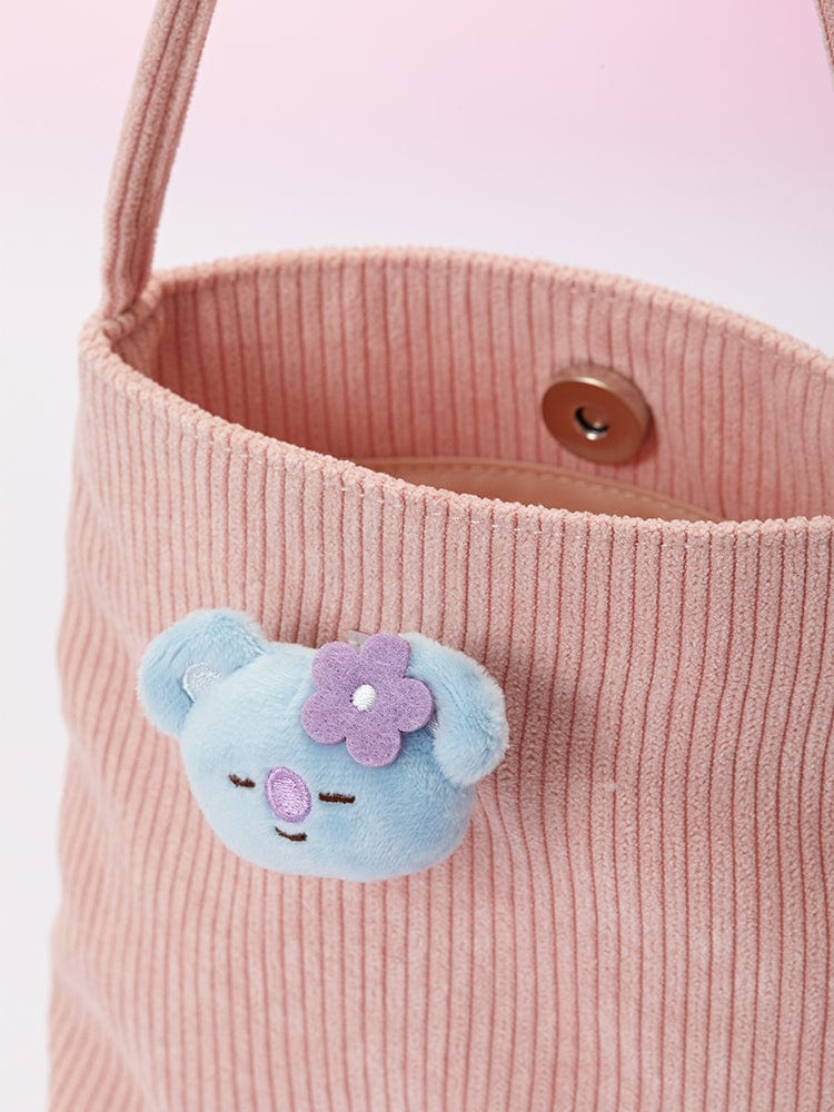 BT21 BAG 단품 BT21 SPRING DAYS KOYA 코듀로이 미니 크로스백