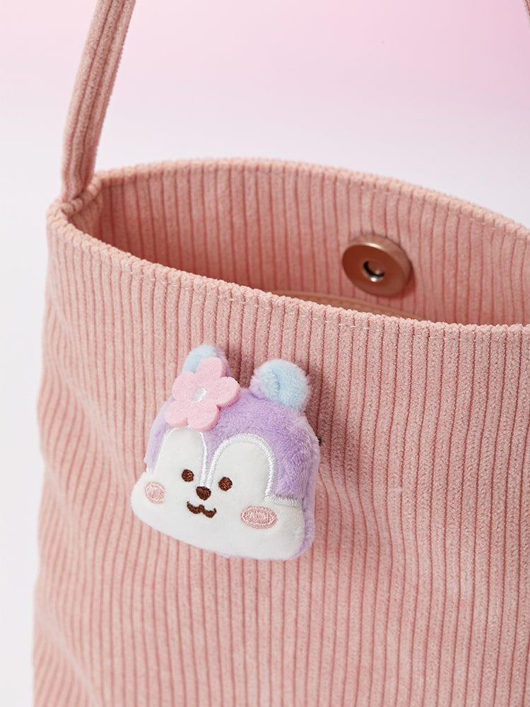 BT21 BAG 단품 BT21 SPRING DAYS MANG 코듀로이 미니 크로스백