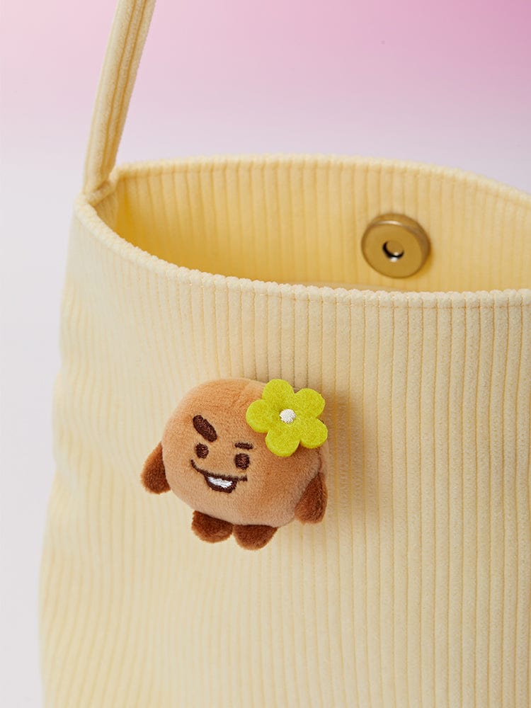 BT21 BAG 단품 BT21 SPRING DAYS SHOOKY 코듀로이 미니 크로스백