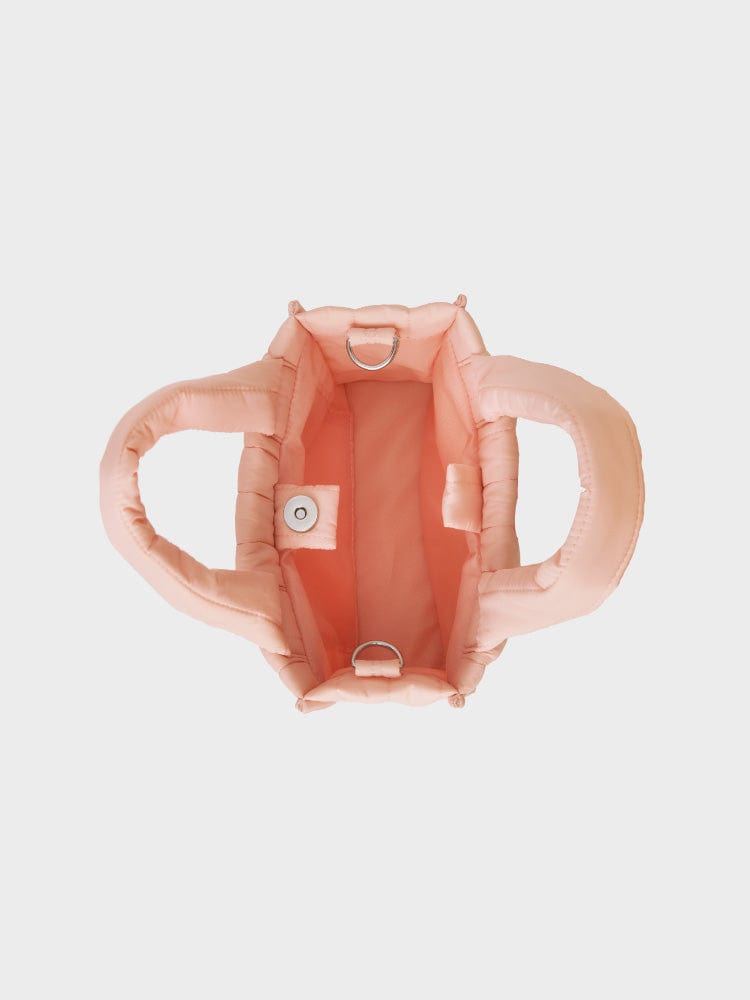 BT21 BAG TATA 라인프렌즈 BT21 TATA 얼굴 인형 뱃지 퀼팅백