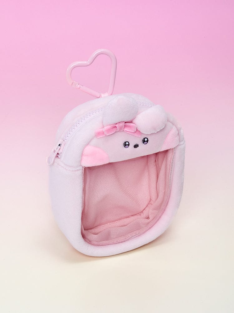 BT21 BEAUTY/ACC_ COOKY BT21 미니니 리본드 유 투명 백참 파우치