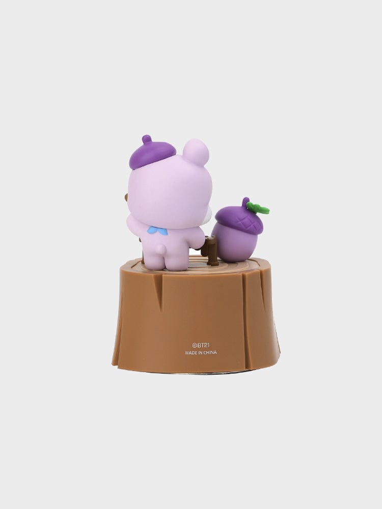 BT21 FIGURINE FIGURINE MUSIC BOX 라인프렌즈 BT21 MANG 홉인럽 오르골 피규어