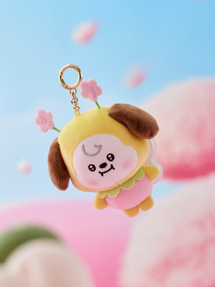 BT21 CHIMMY BABY PLUSH KEYRING SPRING FAIRY – LINE FRIENDS SQUARE
