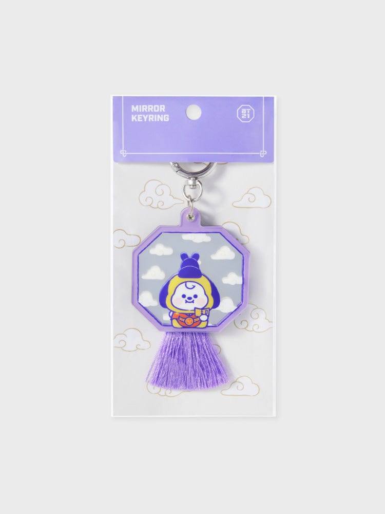 BT21 KEYRING 단품 BT21 CHIMMY BABY K 에디션 2 거울 키링