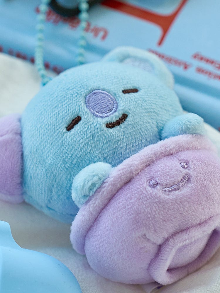 BT21 KEYRING 단품 BT21 KOYA RJ Welcome Party 밥그릇 인형 키링 - S