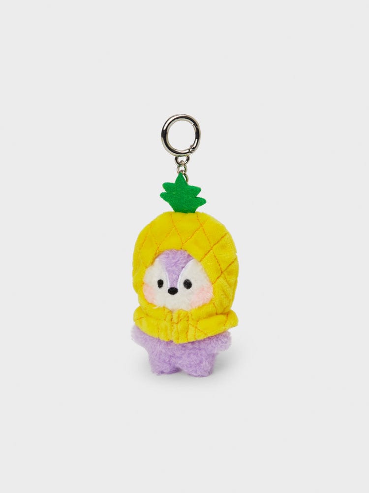 BT21 KEYRING 단품 BT21 MANG 미니 미니니 파인애플 과일 인형 키링