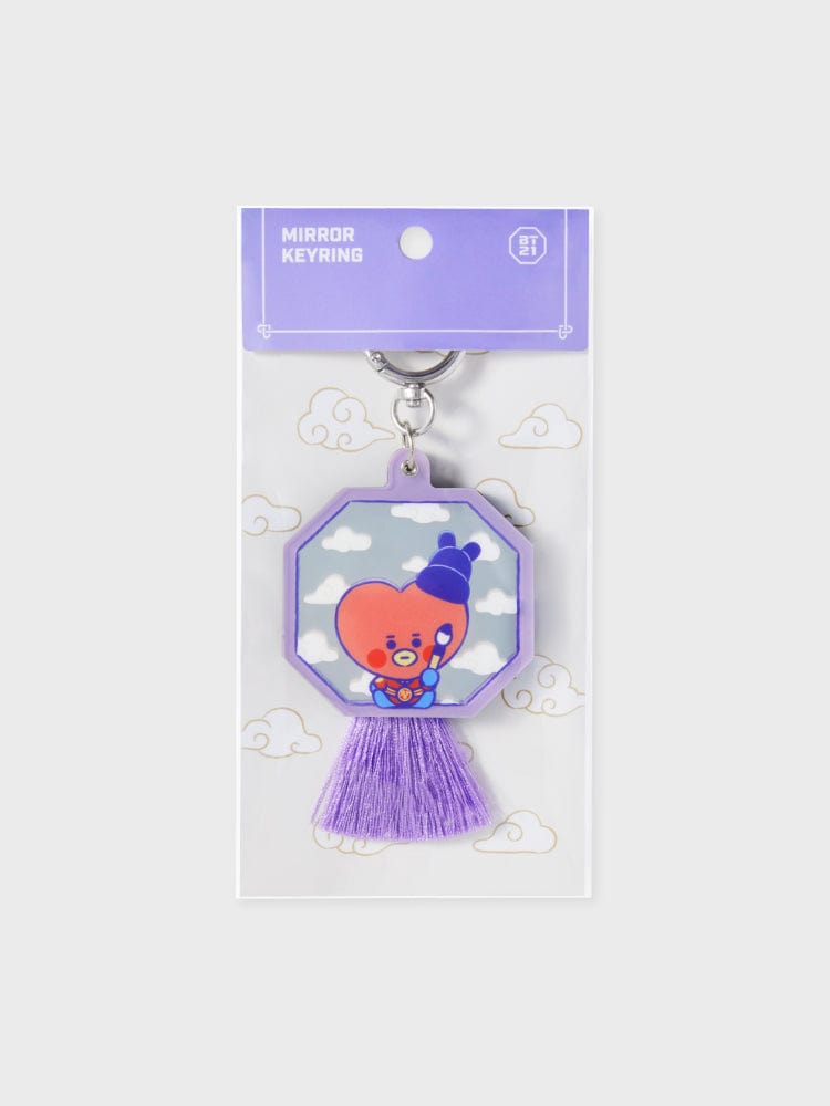 BT21 KEYRING 단품 BT21 TATA BABY K 에디션 2 거울 키링
