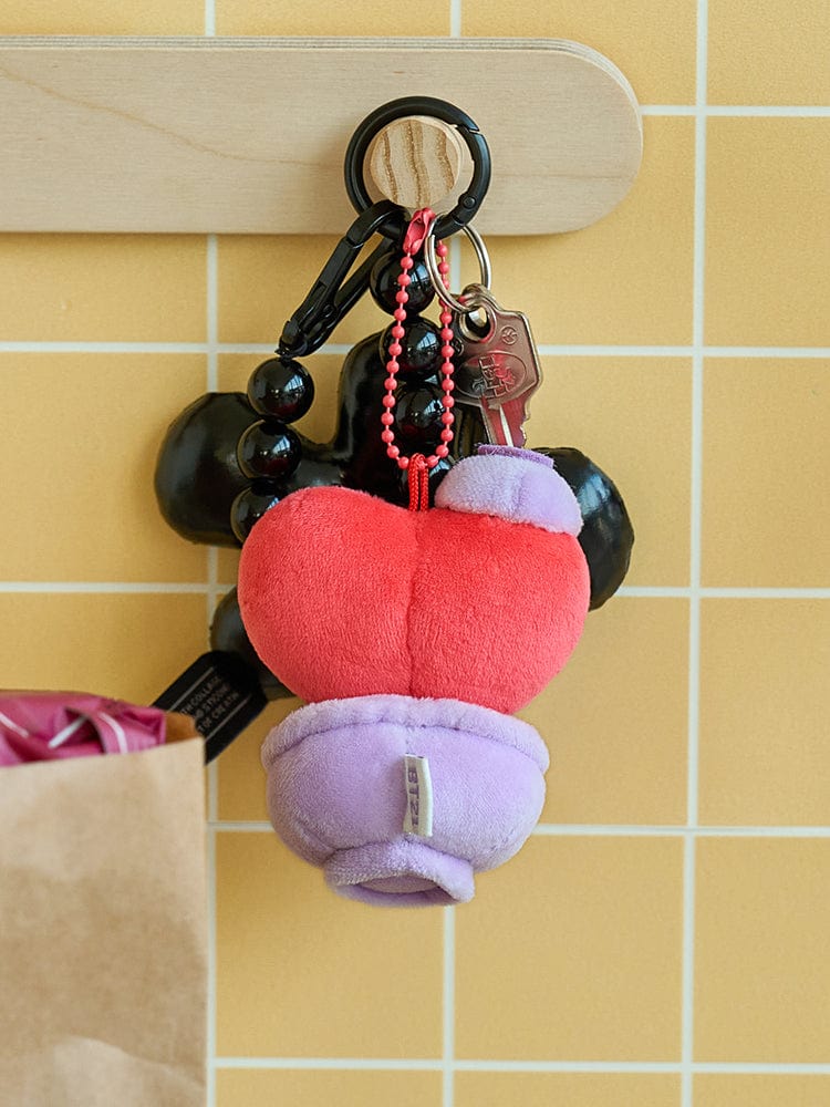 BT21 KEYRING 단품 BT21 TATA RJ Welcome Party 밥그릇 인형 키링 - S