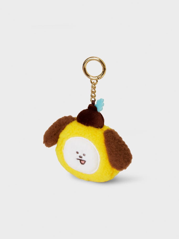BT21 KEYRING CHIMMY 라인프렌즈 BT21 CHIMMY 홉인럽 얼굴 인형 키링