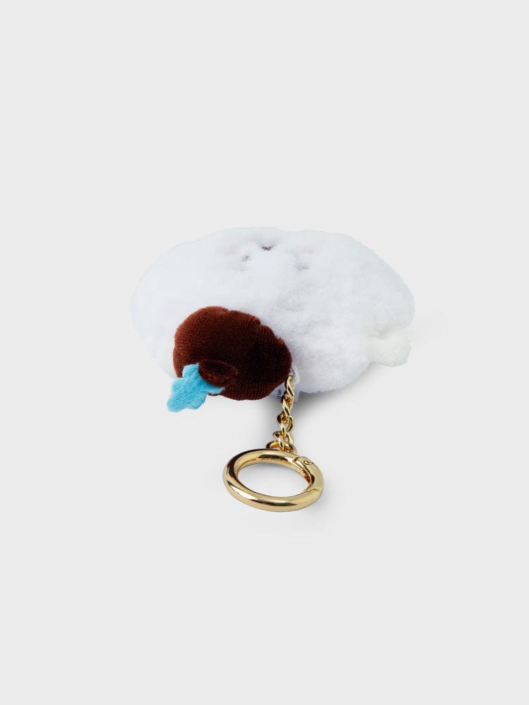BT21 KEYRING RJ 라인프렌즈 BT21 RJ 홉인럽 얼굴 인형 키링