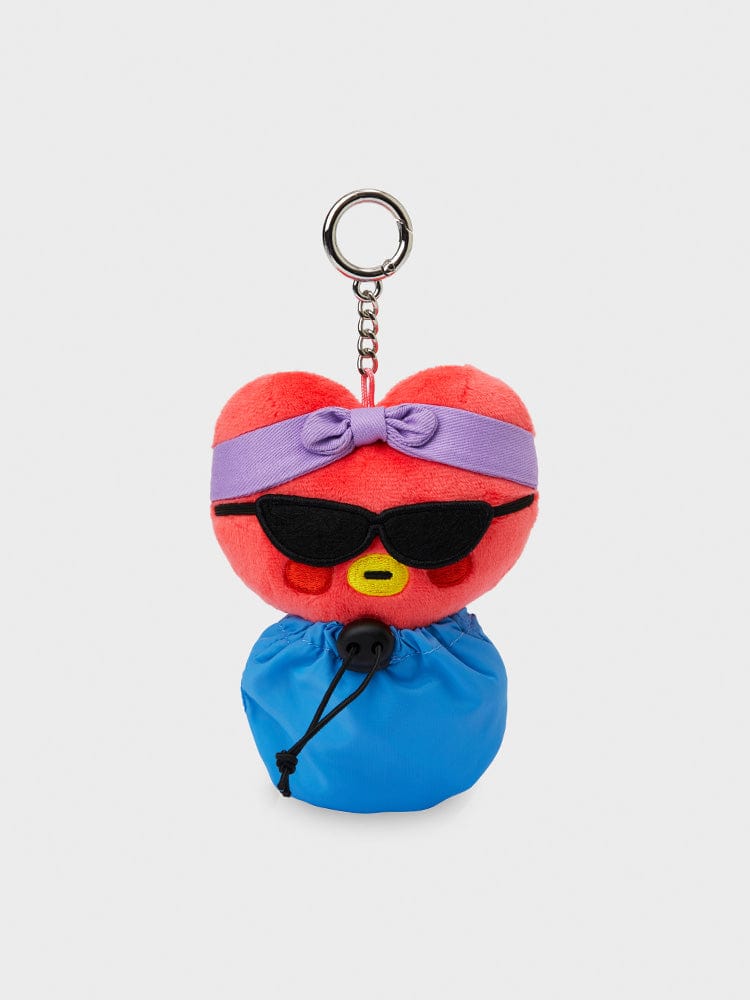 Tata Bt21 Bag Chain BT21 Fluffy Baby Plush Keyring – LINE FRIENDS_US