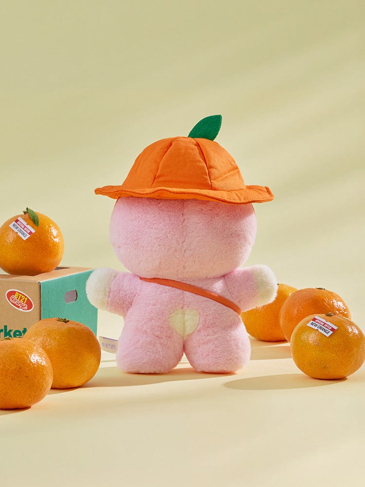 BT21 PLUSH 단품 BT21 오렌지 파티 클로젯 버킷햇 세트 코스튬 클로젯