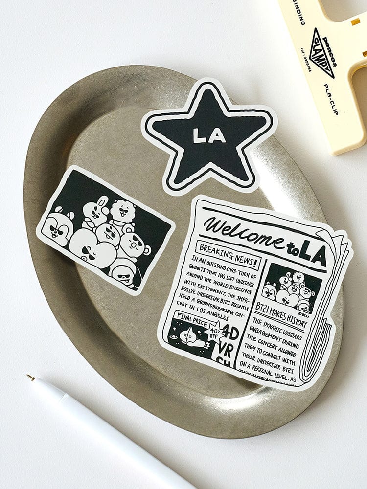 BT21 STICKER/CARD 단품 BT21 CITY EDITION 스티커 - LA