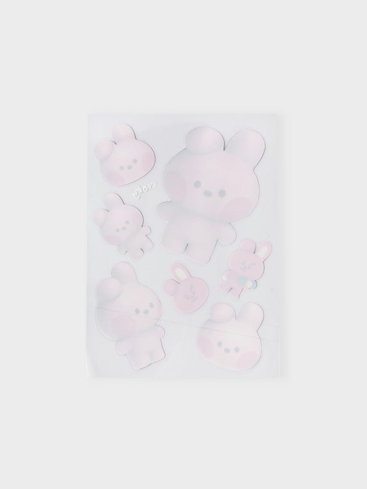 BT21 STICKER/CARD COOKY 라인프렌즈 BT21 COOKY 빅앤타이니 리무버블 스티커