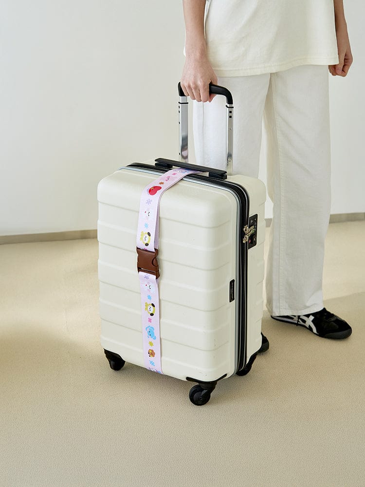 BT21 TRAVEL_ 단품 BT21 미니니 스카웃 캐리어 벨트 (PINK)