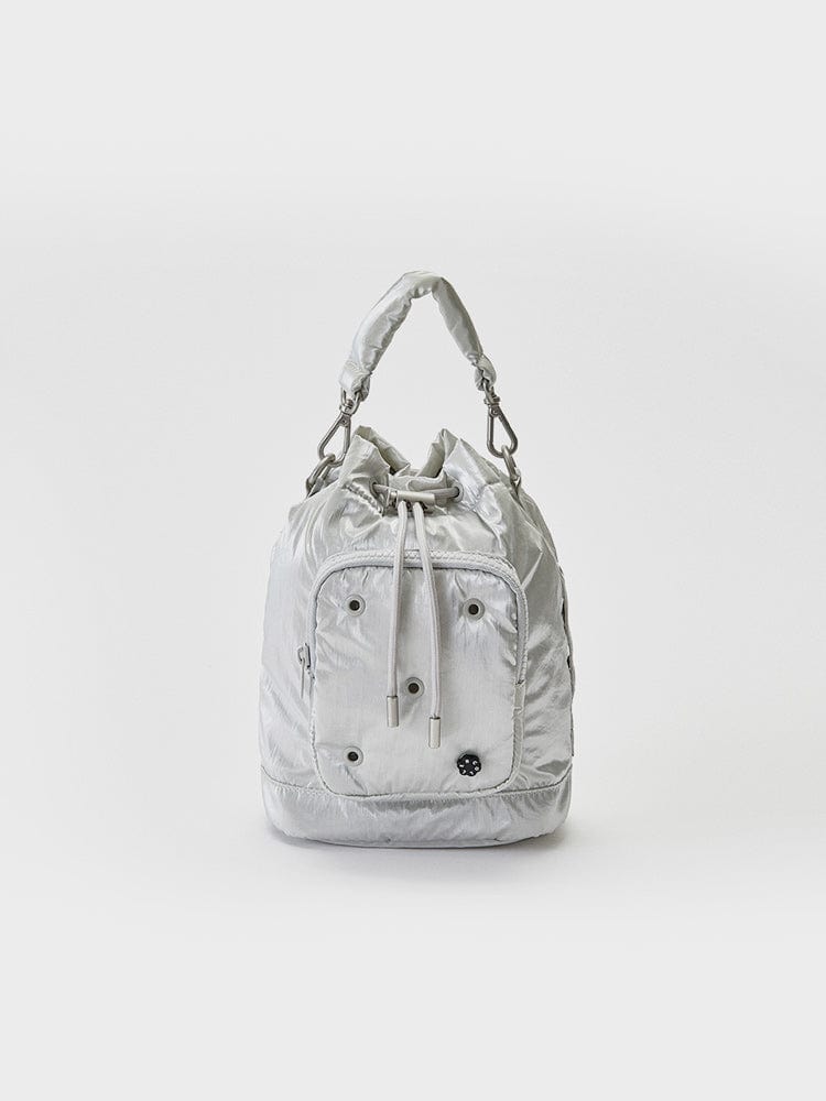 COLLER BAG GRAY 꼴레 버킷백 펄 그레이
