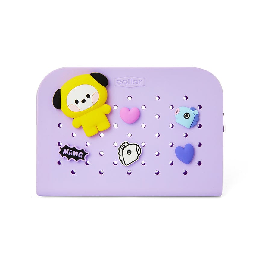 COLLER BAG MOON ROCK 라인프렌즈 꼴레 문락 실리콘 파우치