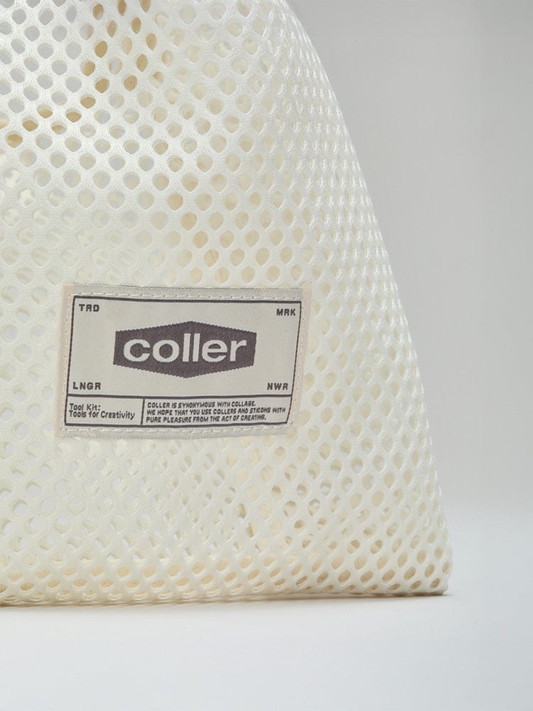 COLLER BEAUTY/ACC_ OAT CREAM 꼴레 메쉬 미니 토트백 오트크림