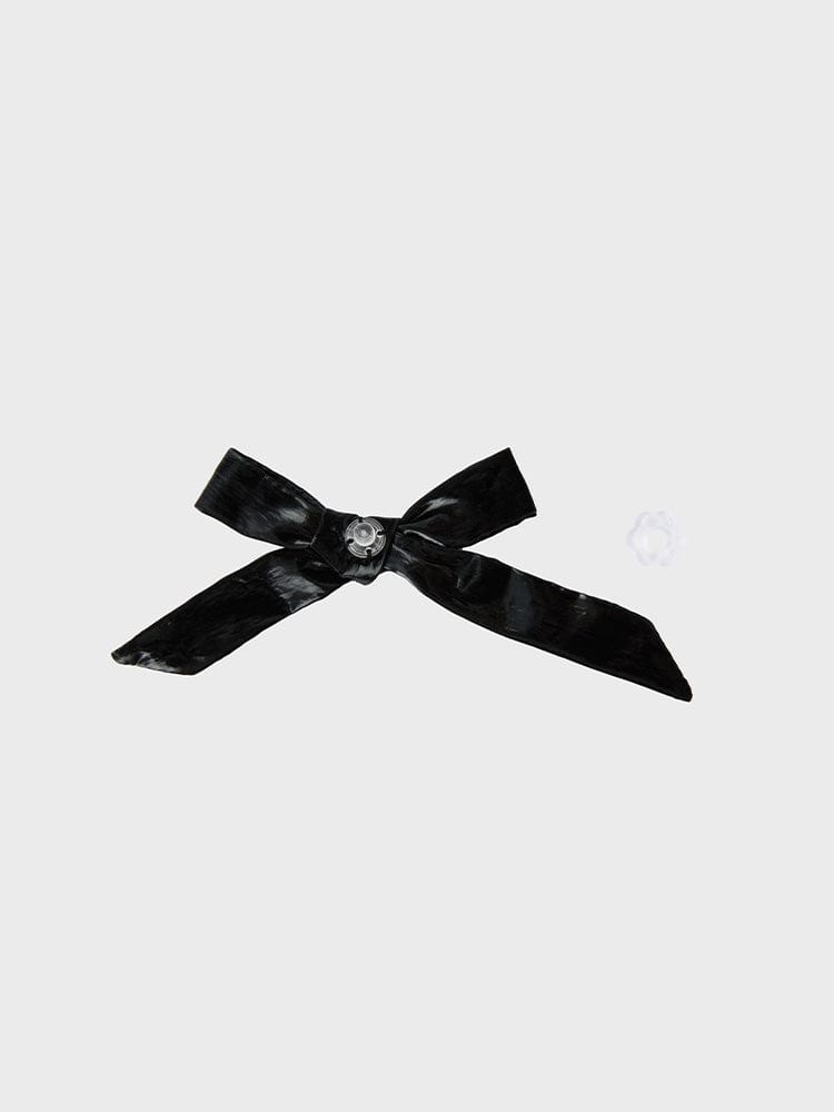 COLLER BEAUTY/ACC BLACK 꼴레 리본 패딩 스티콘 오닉스 블랙 (2개입)