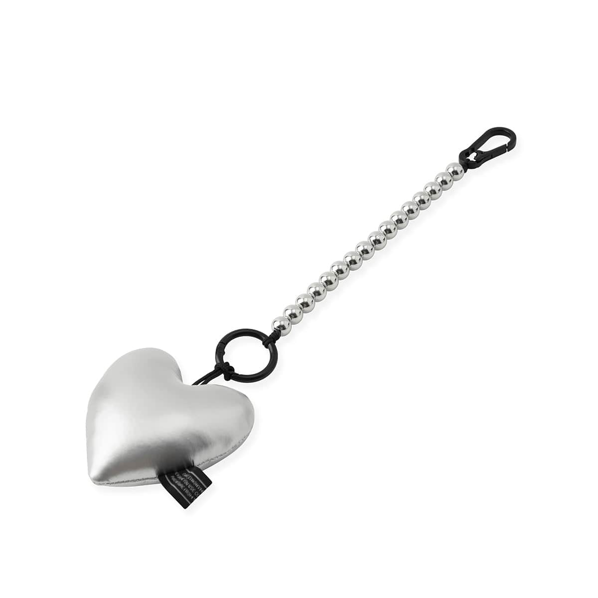 COLLER BEAUTY/ACC SILVER HEART KEYRING 라인프렌즈 꼴레 실버 하트 패딩 키링