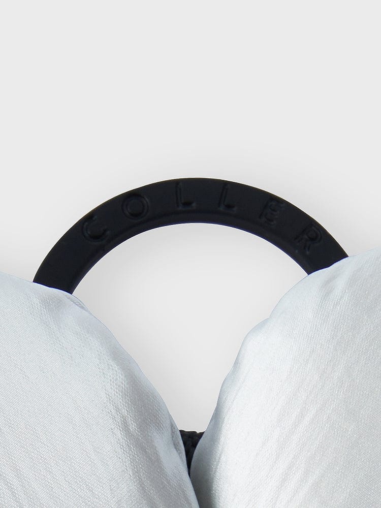 COLLER KEYRING 단품 꼴레 빅 플라워 패딩 키링 실버