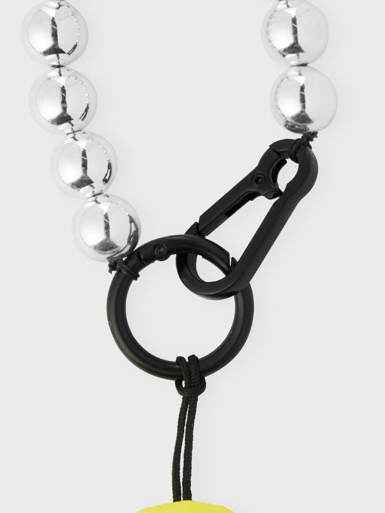 COLLER KEYRING 단품 꼴레 멜팅 플라워 패딩 키링 옐로우