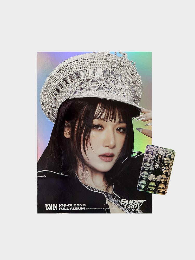 (G)-IDLE STICKER/CARD SHUHUA (G)IDLE 홀로그램 미니 포스터 포카 세트 2 VER.