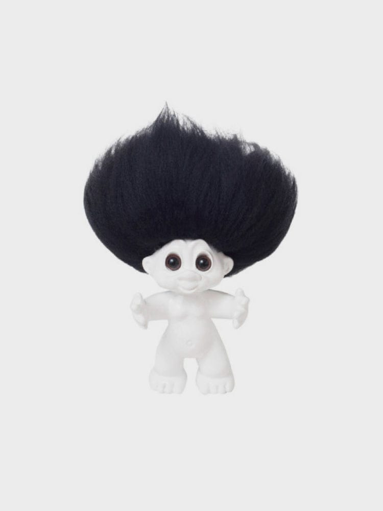 GoodLuckTroll FIGURINE 단품 굿럭트롤 클래식 화이트/블랙헤어 (9cm)