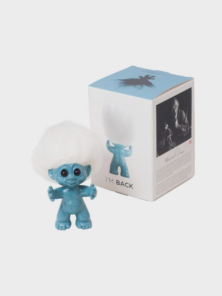 GoodLuckTroll FIGURINE 단품 굿럭트롤 클래식 스카이블루/화이트헤어 (9cm)