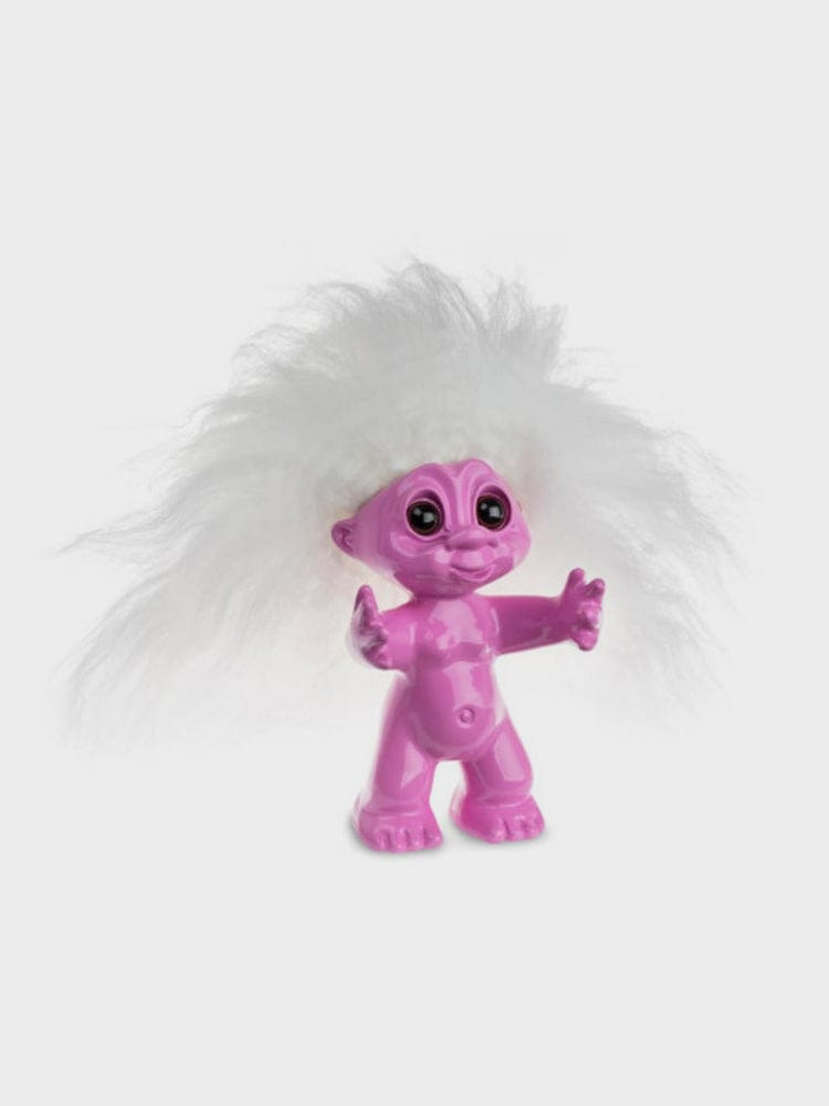 GoodLuckTroll FIGURINE 단품 굿럭트롤 클래식 핑크/화이트헤어 (9cm)