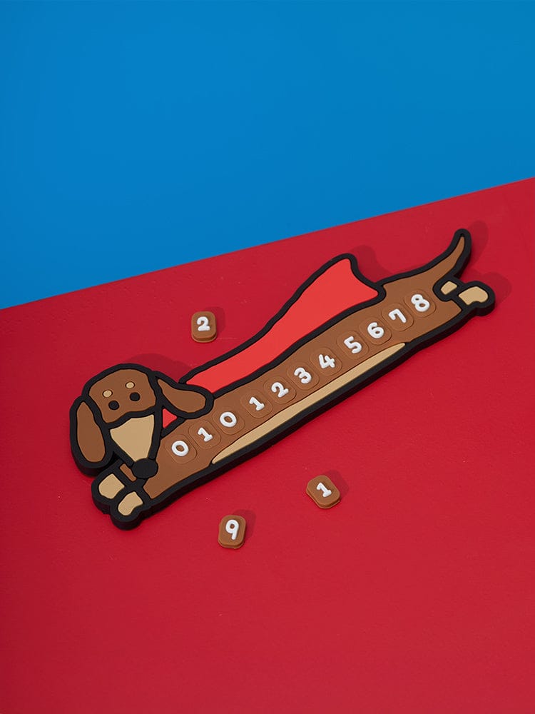 JOGUMAN LIVING_ 우디 조구만 우디 히어로 주차번호판