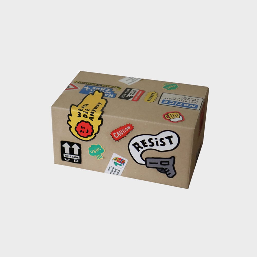 Joguman STICKER/CARD HAPPINESS JOGUMAN STUDIO DECORATIVE STICKER - HAPPINESS