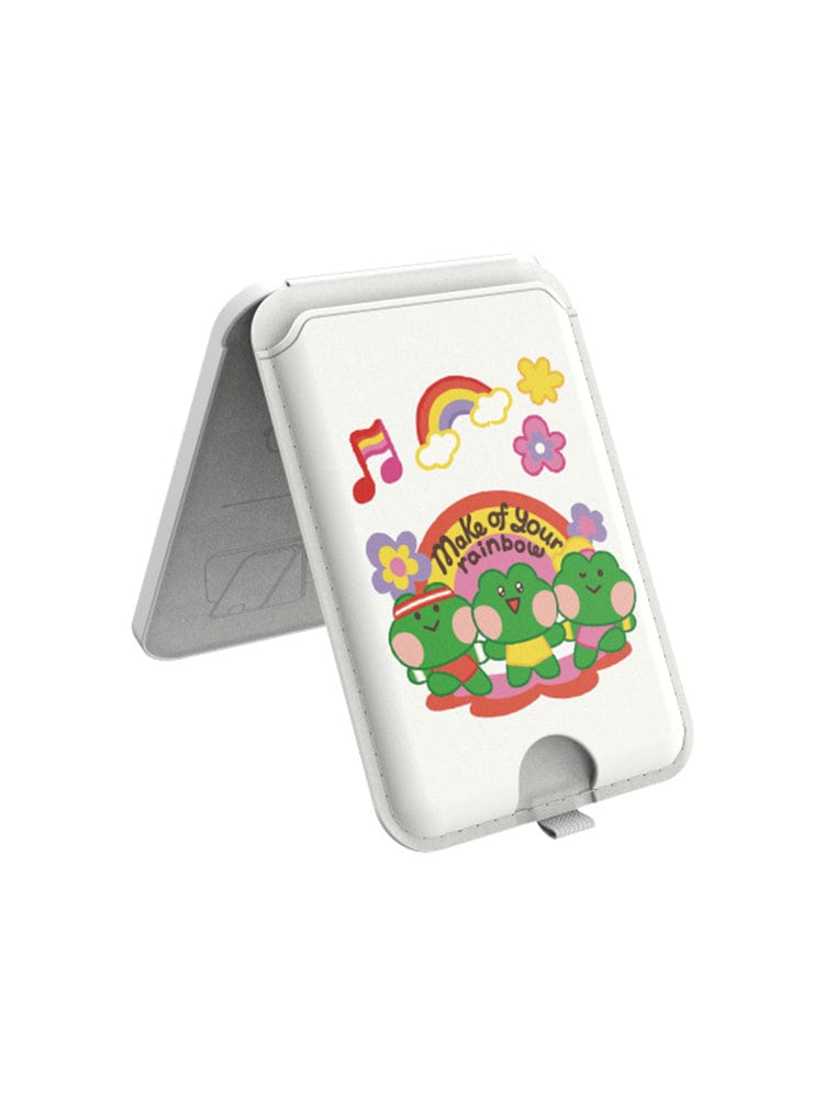 LINE FRIENDS ELECTRONICS_ 레니니 라인프렌즈 미니니 레니니 맥세이프 월렛스탠드 (레인보우)